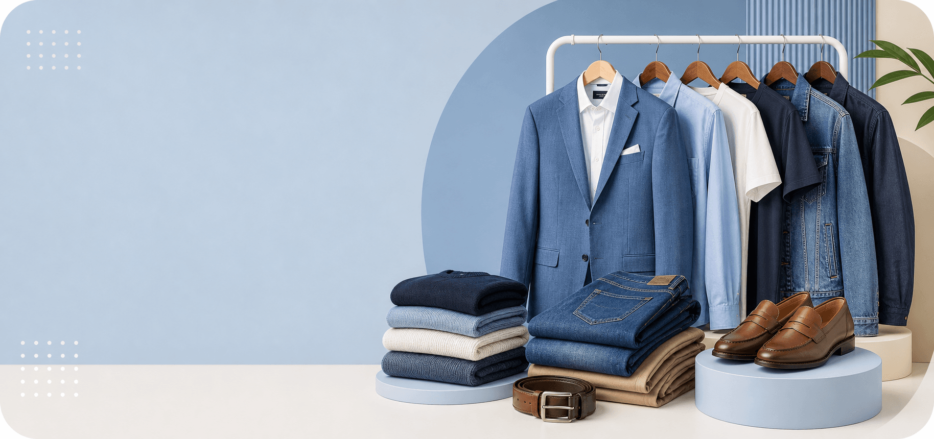 Men's clothing promotion