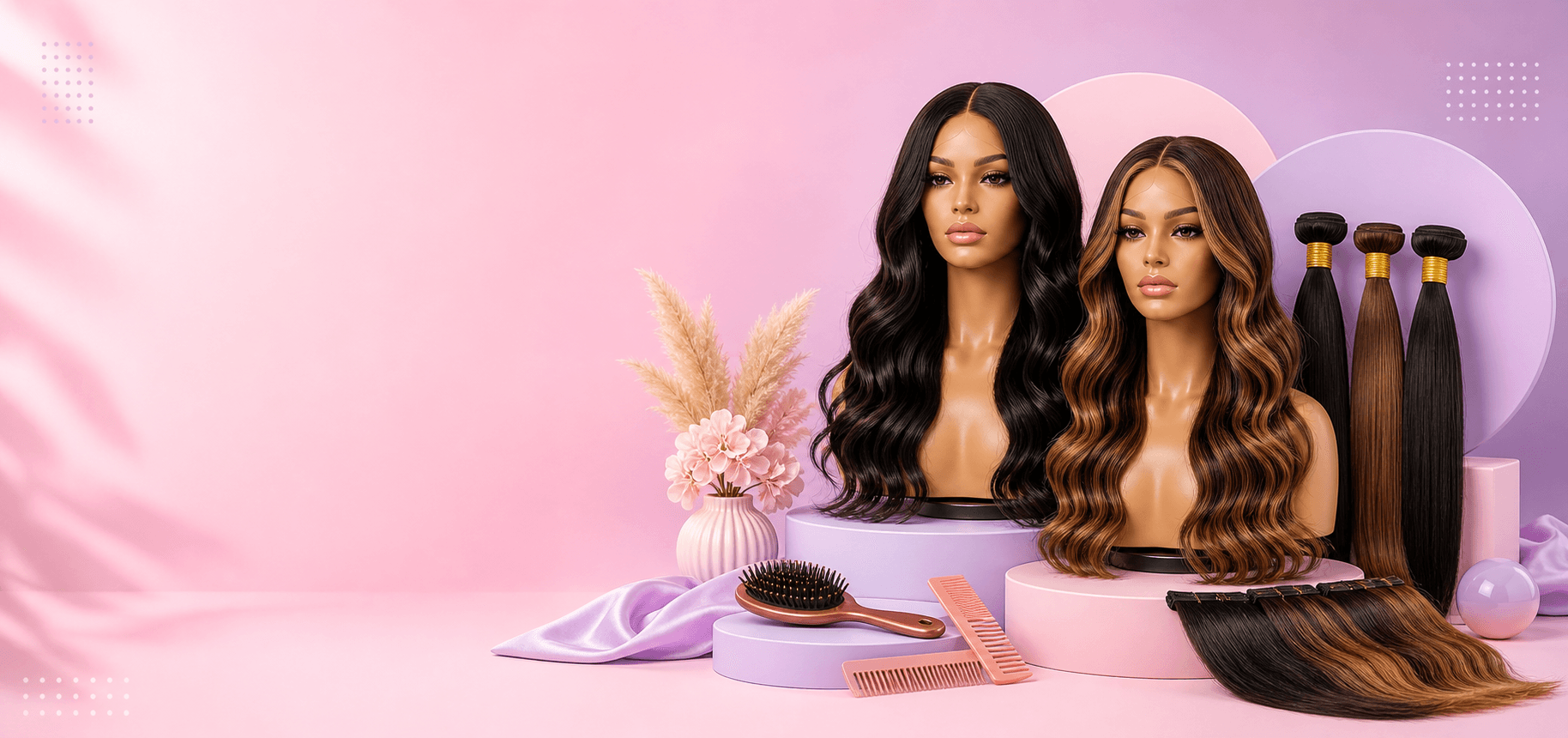 Wigs and hair collection