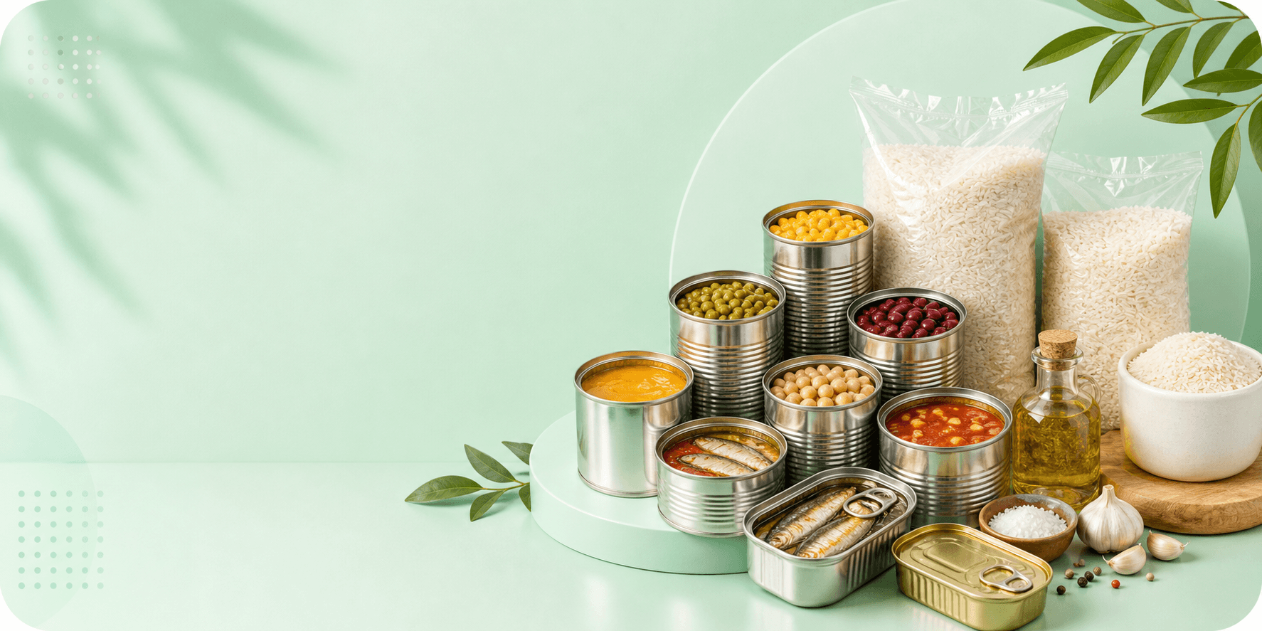 Canned food sale promotion